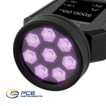 PCE LES 308UV-365 Stroboskop 60... 300000 FPM 365 nm 8 Yüksek Güçlü UV LED