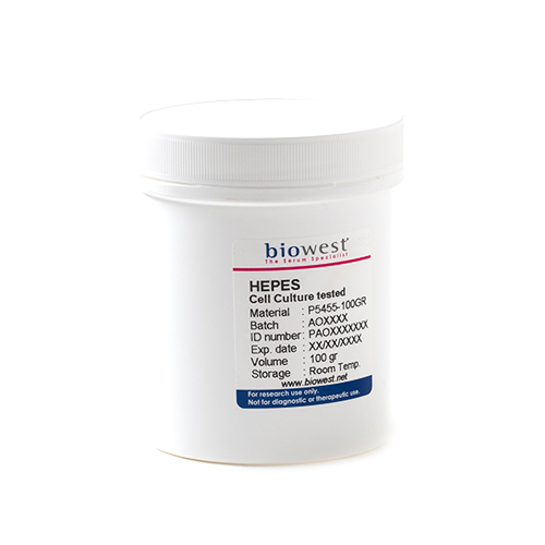 biowest P5445 HEPES. cell culture tested 100 gr