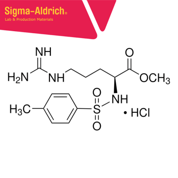 Sigma Aldrich T4626 Nα-p-Tosyl-L-arginine methyl ester hydrochloride ≥98% (TLC), suitable for ligand binding assays CAS No.: 1784-03-8 5 gr
