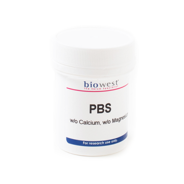 biowest P0750 Dulbecco's Phosphate Buffered Saline w/o Calcium w /o Magnesium for 1 L