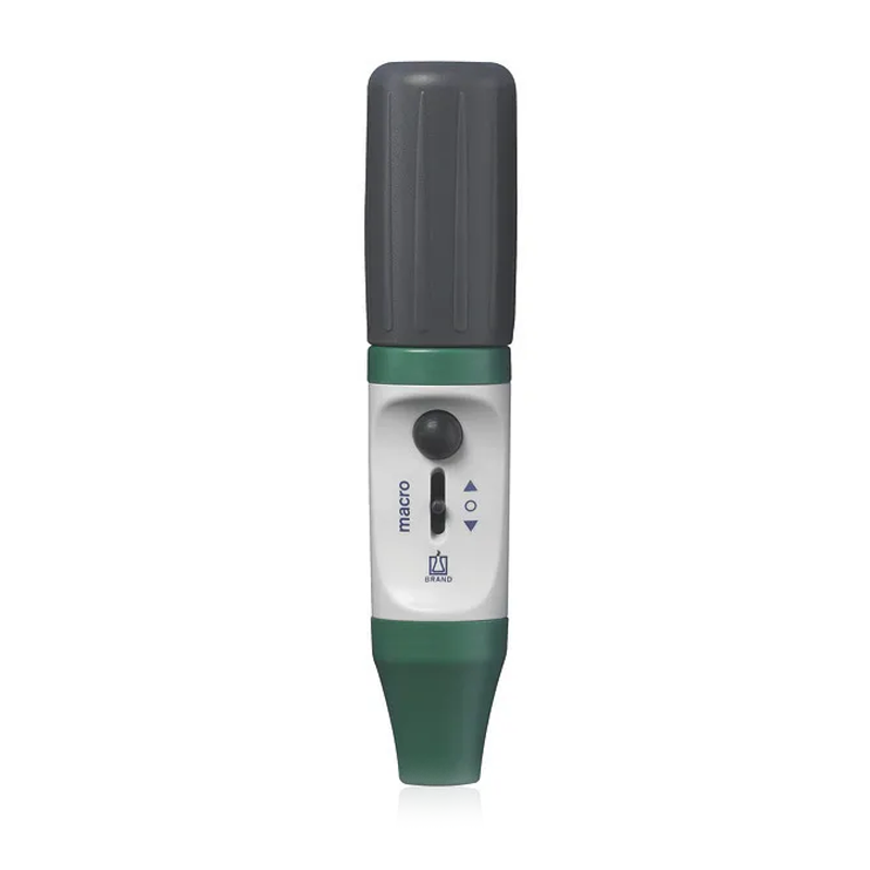BRAND 26201 macro Pipet Pompası Cam ve Plastik Pipetlere Uyumlu 0.1... 200 mL Yeşil