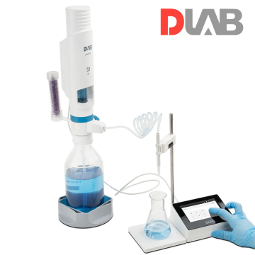 DLAB dTrite-Pro Electronic Titration Dijital Büret 50 mL Bluetooth ve WiFi Özelliği