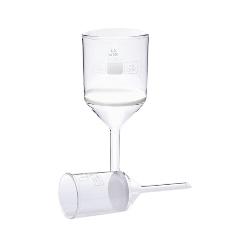 ISOLAB Huni - Gooch - Sinter Cam Filtreli - 25D - Por 4 - 500 ml - Çap 95 mm