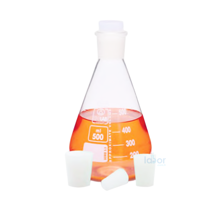 ISOLAB Tıpa - Silikon - 56,0 x 65,0 mm Çap - 45 mm H - 6 Adet/Paket