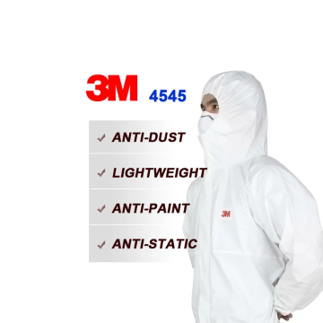 3M™ 4545 Koruyucu Tulum XL Belirli, Sınırlı Kimyasal Sıçrama ve Katı Hava Kaynaklı Partikül Koruma (Tip 5 ve 6)