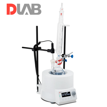 DLAB MS-H380-F100 LCD Manyetik Karıştırıcılı Balon Isıtıcı 100... 1500 rpm / 25... 380 °C / 100 mL