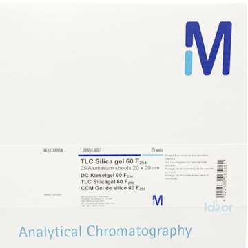 Merck 105554 TLC Silica gel 60 F₂₅₄  20 x 20 cm / 25 Adet