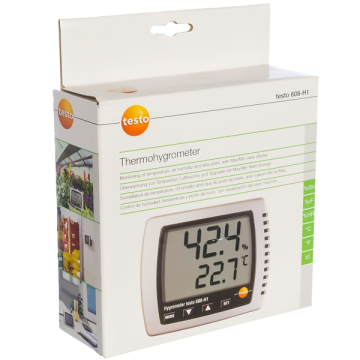 Testo 608-H1 Sıcaklık ve Nem Ölçer  0... +50 °C / 10... 95% RH