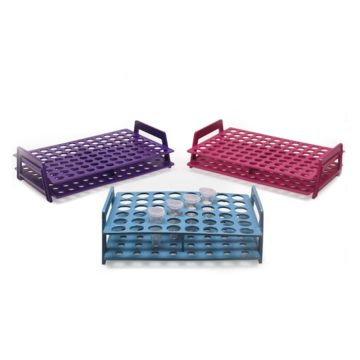 ISOLAB Mikrotüp Standı - Monoblok - 1,5/2,0 ml Tüpler İçin - Mor