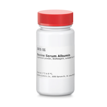 Sigma-Aldrich A9418 Bovine Serum Albumin lyophilized powder, BioReagent, suitable for cell culture 50 gr