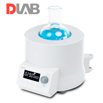 DLAB MS-H380-F1000 LCD Manyetik Karıştırıcılı Balon Isıtıcı 100... 1500 rpm / 25... 380 °C / 1000 mL