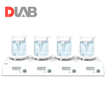 DLAB MS-M-S4 4 Bölmeli Dijital Manyetik Karıştırıcı LCD 200... 1500 rpm / 4 x 3 L