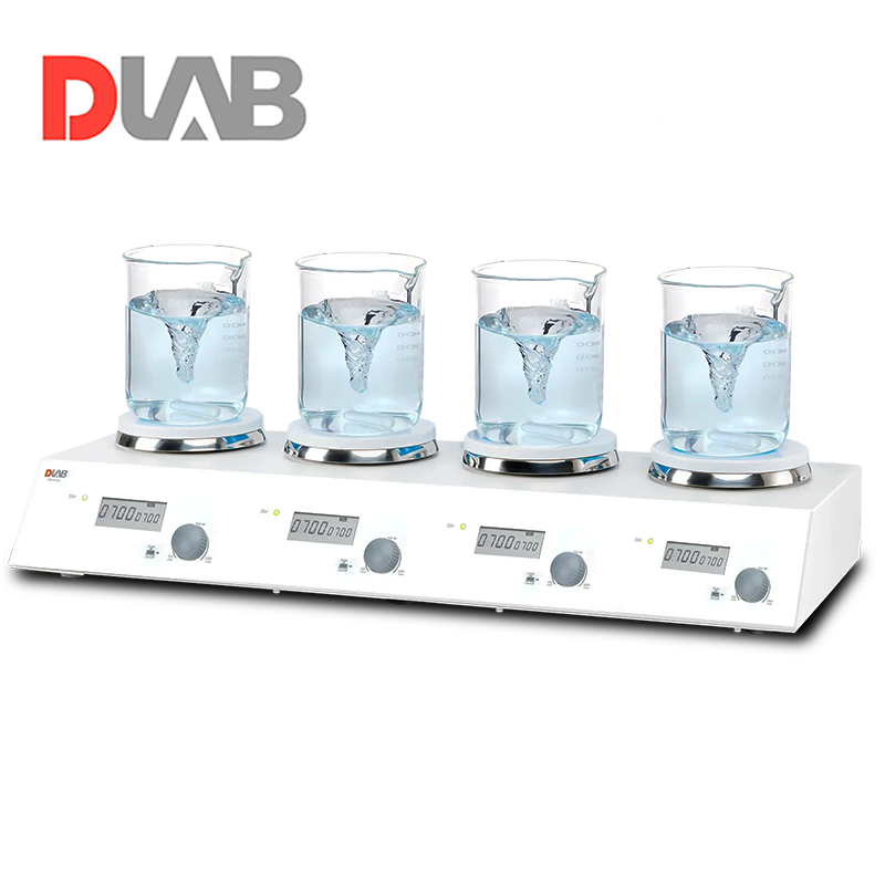 DLAB MS-M-S4 4 Bölmeli Dijital Manyetik Karıştırıcı LCD 200... 1500 rpm / 4 x 3 L