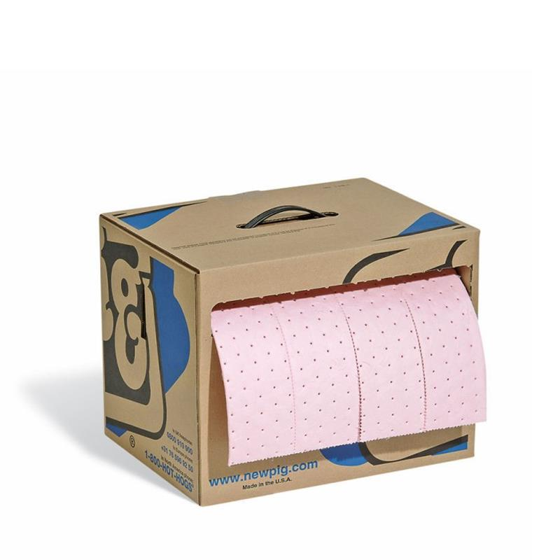 New Pig®  Haz-Mat Mat342 Tehlikeli Kimyasal Emici Rulo  Rıp & Fıd DıspENSer Box