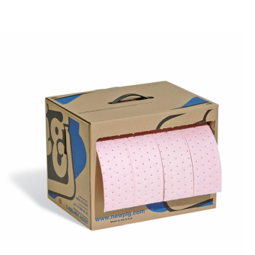 New Pig®  Haz-Mat Mat342 Tehlikeli Kimyasal Emici Rulo  Rıp & Fıd DıspENSer Box