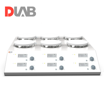DLAB MS-M-S6 6 Bölmeli Dijital Manyetik Karıştırıcı LCD 200... 1500 rpm / 6 x 3 L