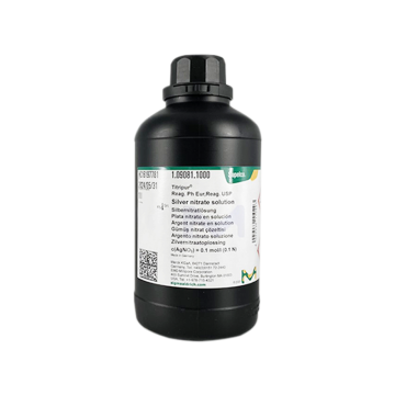 Merck 109081 Silver Nitrate Solution C(Agno₃) = 0.1 Mol/L (0.1 N) Titripur® Reag. pH Eur,Reag. Usp  1 L