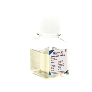 biowest L0012 Gentamicin Sulfate 50 mg/m 100 mL
