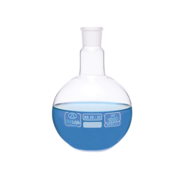 ISOLAB Balon - Cam - Dibi Düz - Şilifli - 50 ml - NS29/32