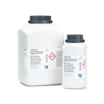 Merck 106495  Sodium Hydroxide Pellets For Analysis (Max. 0.0002% K) Emsure® Acs,Reag. pH Eur. Sodium Hydroxide Cas No. 1310-73-2, Ec Number 215-185-5.  5 kg