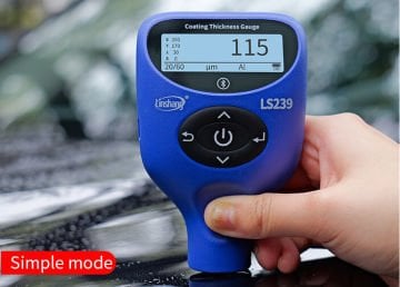 LS239 Otomotiv Boya Ölçer Uzman Sürümü Türkçe Menü 0,0... 5000 μm