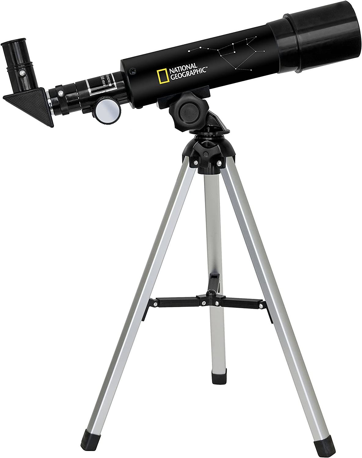 BRESSER NATIONAL GEOGRAPHIC 50/360 AZ Teleskop Akromatik refrakter. Objektif lens çapı (açıklık): 50 mm. Odak uzaklığı: 360mm