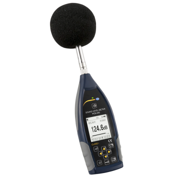 PCE 430 Gürültü Ölçüm Cihazı Class 1 (Opsiyonel 1/3 Oktav Band Filtresi Yükseltmesi) 22... 136 dB