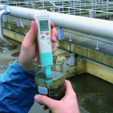 Testo 206 pH1 SET pH ve Sıcaklık Ölçer IP68 0… 14 pH / 0,01 pH | 0… +60 °C / 0,1 °C