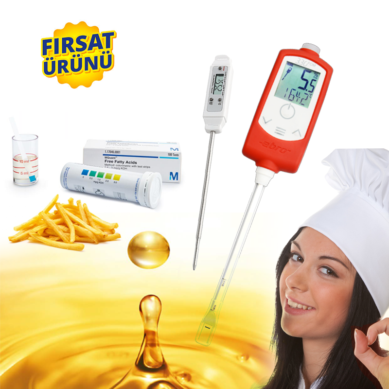 Kızartma Yağları için Kontrol Seti | EBRO FOM 330, TFA 30.1018, MERCK 117046