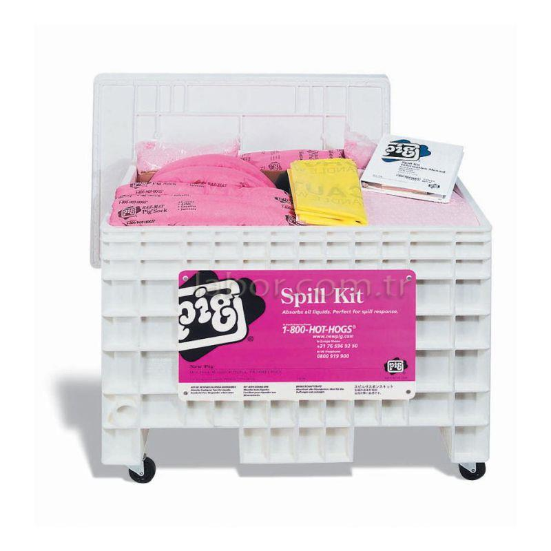 New Pig®  Haz-Mat KIT303 Tehlikeli Kimyasal Dökülme Kiti Mobil Konteyner Ekstra Büyük
