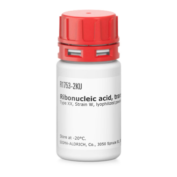 Sigma-Aldrich R1753 Ribonucleic acid, transfer from Escherichia coli Type XX, Strain W, lyophilized powder 5000 Units