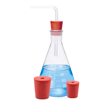 ISOLAB Tıpa - Kauçuk - Delikli - 29,0 x 35,0 mm Çap - 30 mm - 1 Adet