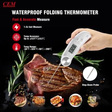 CEM DT Saplama Tip Termometre IP67 HACCP Uyumlu -50... +300 °C