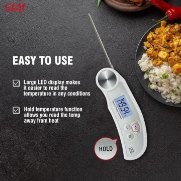 CEM DT Saplama Tip Termometre IP67 HACCP Uyumlu -50... +300 °C