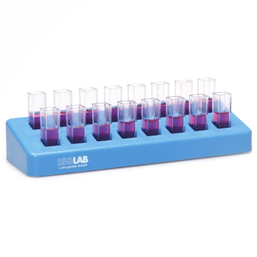 ISOLAB Stant - Küvet İçin - Pembe Spektrofotometre Küvetleri için