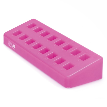 ISOLAB Stant - Küvet İçin - Pembe Spektrofotometre Küvetleri için