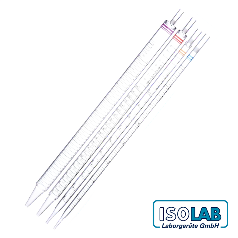 ISOLAB Steril Pipet - Tek Kullanımlık - 50 mL / 100 Adet