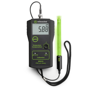 Milwaukee MW101 PRO Portatif pH Metre   0.00...14.00 pH / -5.0... 60.0 °C