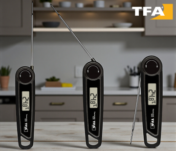 TFA 30.2035.01 'THERMO JACK taste' Katlanır Problu Gıda Termometresi IP65 -40... +300 °C Gıda için ideal