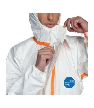 DuPont™ Tyvek® 800 J L Kimyasal Koruyucu Tulum Kategori III, Tip 3-B, Tip 4-B, Tip 5-B, Tip 6-B