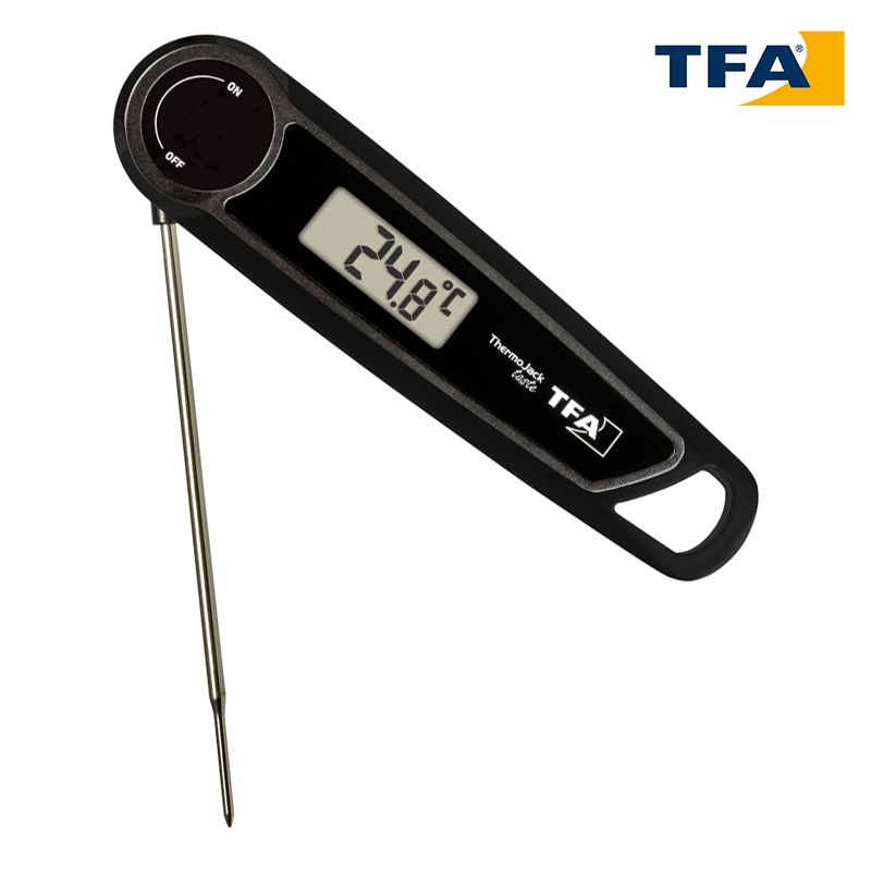 TFA 30.2035.01 'THERMO JACK taste' Katlanır Problu Gıda Termometresi IP65 -40... +300 °C Gıda için ideal