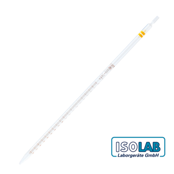 ISOLAB Pipet - Cam - Dereceli - A Kalite - Amber Skala - 2 mL - (1 Adet)