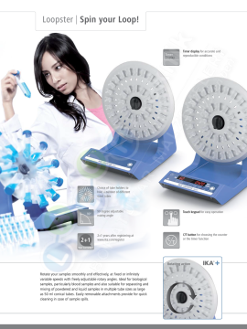 IKA Loopster Basic Çalkalayıcı   20 Rpm/2 kg
