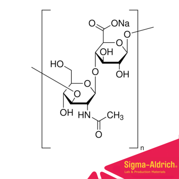Sigma-Aldrich 75043 Hyaluronic acid sodium salt from Streptococcus equi mol wt 130,000-150,000 CAS No.: 9067-32-7 10 mg