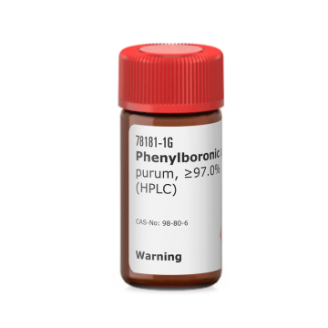Sigma-Aldrich 78181 Phenylboronic acid purum, ≥97.0% (HPLC) CAS No.: 98-80-6 10 gr
