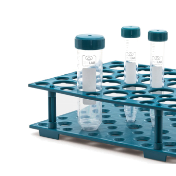 ISOLAB Tüp Standı - POM - Demonte - 15 mL ve 50 mL Tüpler için