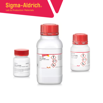 Sigma-Aldrich 383317 Zinc acetate 99.99% trace metals basis, solid CAS No.: 557-34-6 100 gr