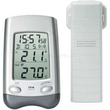 TFA 30.3016.54.IT 'Wave' Dijital Kablosuz Termometre   -40 °C... +60 °C / -10... +60 °C