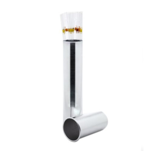 ISOLAB Pipet Kutusu - Aluminyum - 60 mm Çap - 145 / 235 mm H