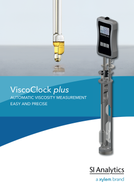 Sı Analytics™  Viscoclock Plus Viskozimetreler İçin Zamanlama Ünitesi